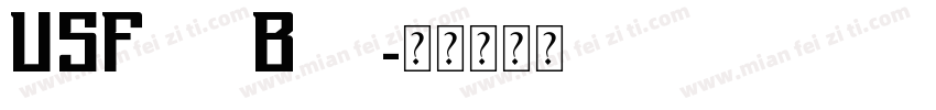 U5Font Bold字体转换